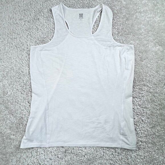 Title Nine Henerala 2.0 Racerback Tank Top White NWOT - Picture 1 of 6